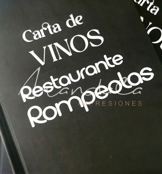Impresión y Diseño Carta Restaurantes Málaga