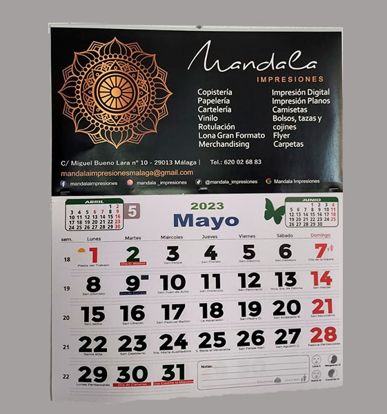 calendario personalizados