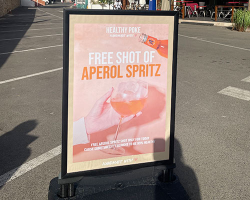 caballetes hosteleria